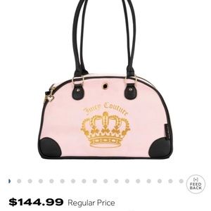 Juicy couture pet carrier